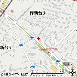 千葉作新台郵便局周辺の地図