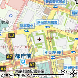 株式会社トップ　東京支店新宿営業所周辺の地図