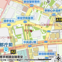 大戸屋新宿センタービル店周辺の地図