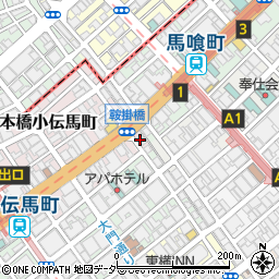 東京都中央区日本橋小伝馬町21周辺の地図