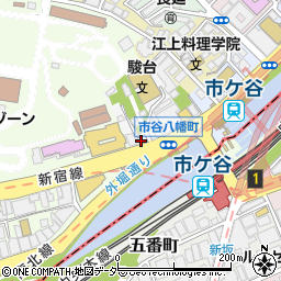 東京都新宿区市谷八幡町12周辺の地図