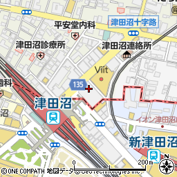 ジャイロ津田沼パルコ店周辺の地図