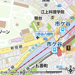 ガーデンテラス市谷八幡周辺の地図