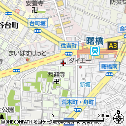 東京都新宿区住吉町2-4周辺の地図