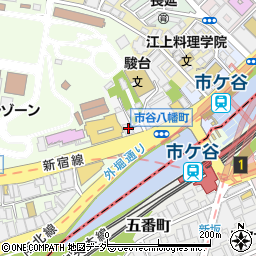 東京都新宿区市谷八幡町13周辺の地図