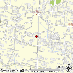 山梨県甲府市山宮町1186周辺の地図