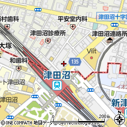 RAJA 津田沼店周辺の地図