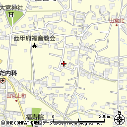 山梨県甲府市山宮町1004-3周辺の地図