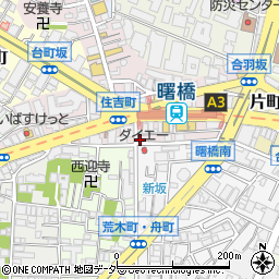 曙橋岡本印房印鑑製作室周辺の地図