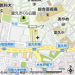 東京都新宿区富久町13周辺の地図