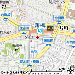 東京都新宿区住吉町1-6周辺の地図