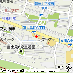 東日本三菱自動車販売（株）立川店周辺の地図
