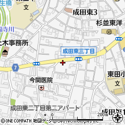 ナベヨコ・クリーニング成田東周辺の地図