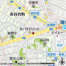 東京都新宿区住吉町3周辺の地図