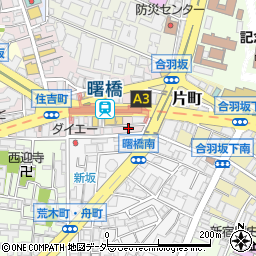 プレールドゥーク新宿曙橋周辺の地図