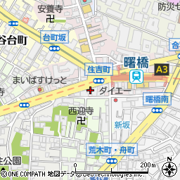 新宿住吉郵便局 ＡＴＭ周辺の地図