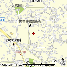 山梨県甲府市山宮町975周辺の地図