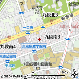 東京都千代田区九段南3丁目4周辺の地図