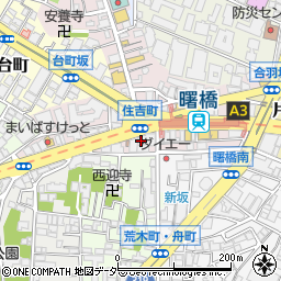 東京都新宿区住吉町2-15周辺の地図