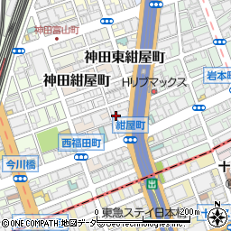 東京都千代田区神田紺屋町16周辺の地図