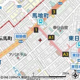 新橋キリスト教会周辺の地図