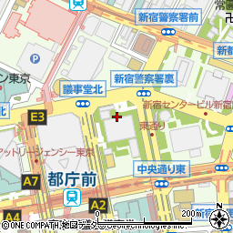 新宿三井クラブ周辺の地図