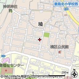 山梨県甲斐市境2153周辺の地図