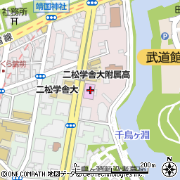 イタリア文化会館　東京周辺の地図