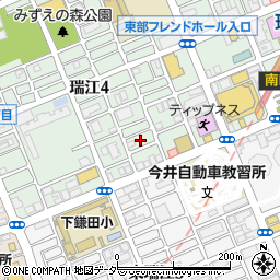 東京都江戸川区瑞江4丁目41周辺の地図