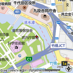 東京都千代田区北の丸公園5周辺の地図