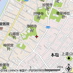 寺西荘周辺の地図