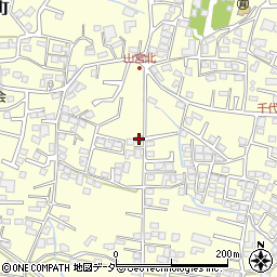 山梨県甲府市山宮町1185周辺の地図