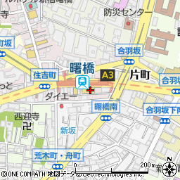 松屋曙橋店周辺の地図