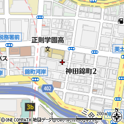 東京都千代田区神田錦町周辺の地図