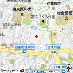 東京都新宿区富久町17周辺の地図