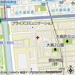 東京都江東区大島2丁目周辺の地図
