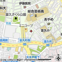 東京都新宿区富久町12周辺の地図