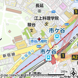 東京都新宿区市谷八幡町8周辺の地図