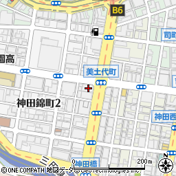 ミニストップ神田錦町１丁目店周辺の地図