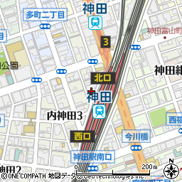 東京都千代田区内神田3丁目19周辺の地図