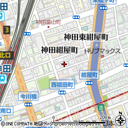 東京都千代田区神田北乗物町8周辺の地図