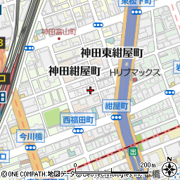 東京都千代田区神田北乗物町9-1周辺の地図