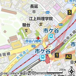 東京都新宿区市谷八幡町2周辺の地図