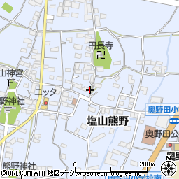 山梨県甲州市塩山熊野299周辺の地図