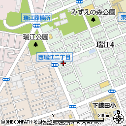 東京都江戸川区瑞江4丁目5周辺の地図