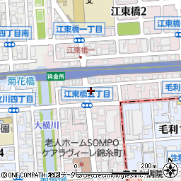 東京都墨田区江東橋5丁目13-3周辺の地図