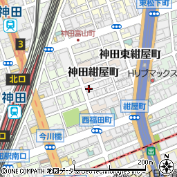 東京都千代田区神田北乗物町12周辺の地図