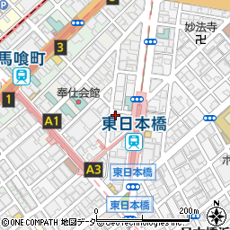 株式会社丸山タオル　東京営業所周辺の地図