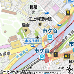 魚民 市ヶ谷駅前店周辺の地図