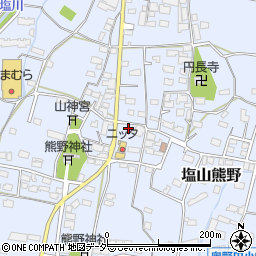 山梨県甲州市塩山熊野1193周辺の地図